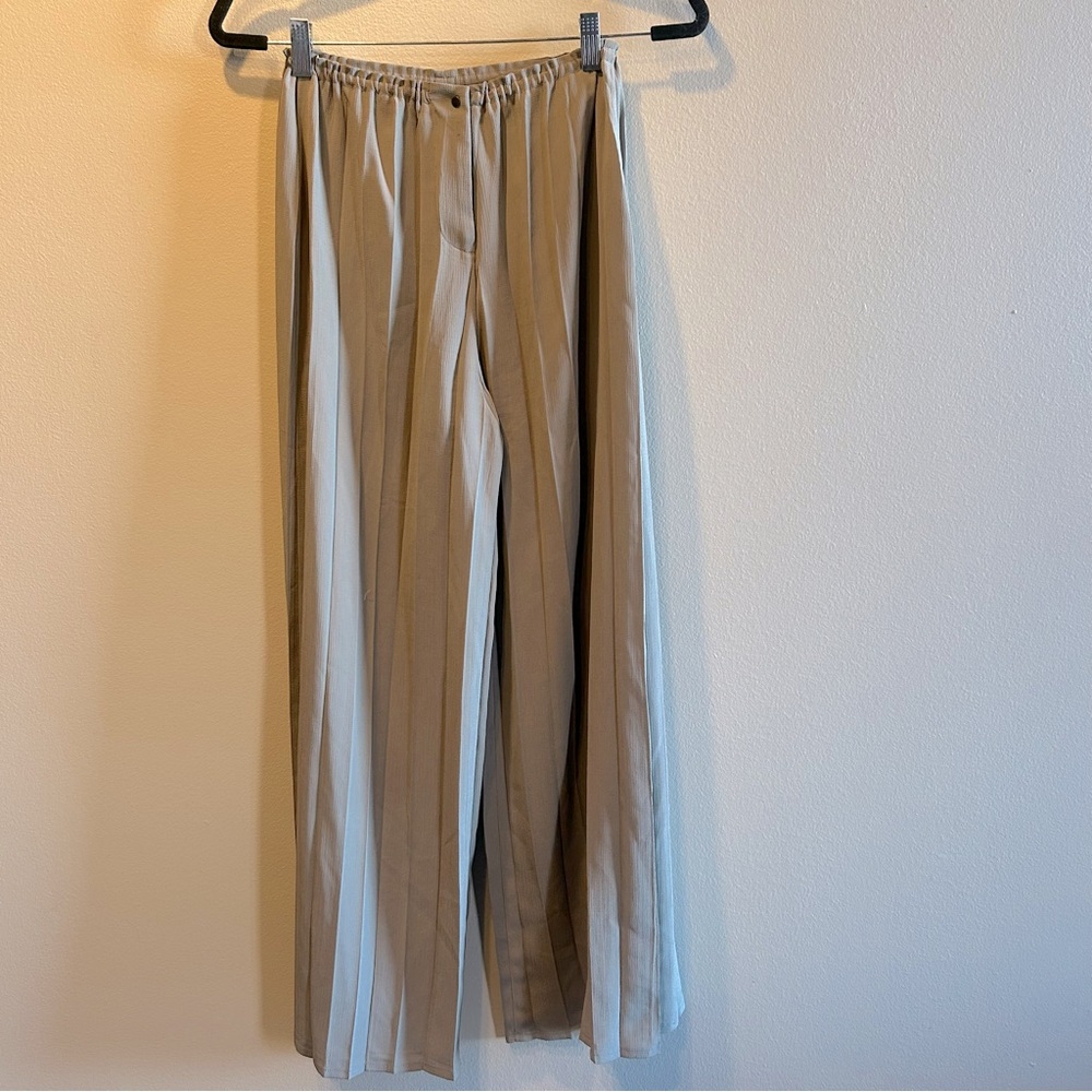 Babette Accordion Pleat Wide Leg Pant